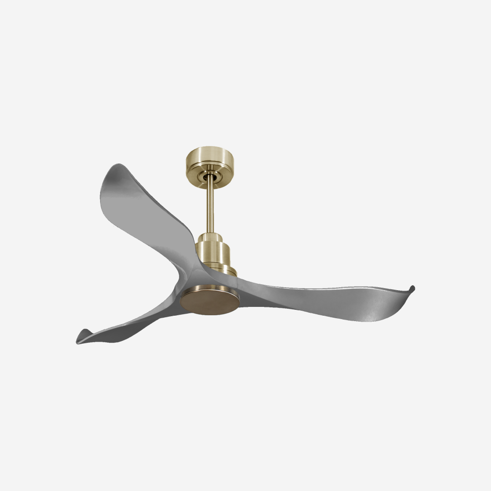 Ventilatore da soffitto Reversibile Termostato Wifi Motore CC Tetti inclinati Telecomando Memoria Shopify Vendible (AUTOMATICO)