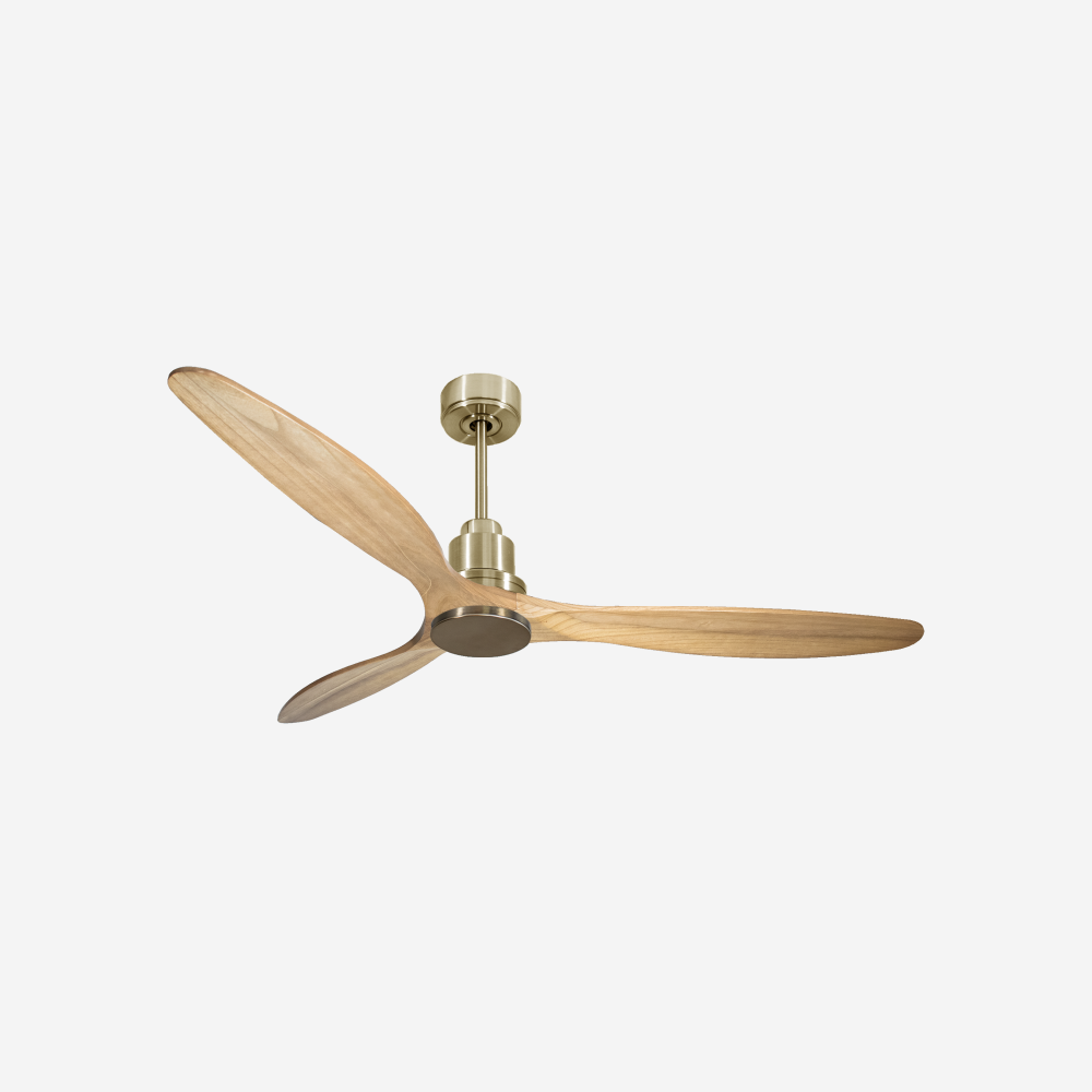 Ventilatore da soffitto Reversibile Termostato Wifi Motore CC Tetti inclinati Telecomando Hypersilence Memoria