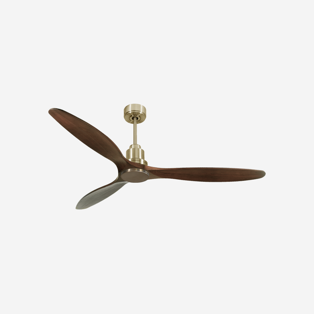 Ventilatore da soffitto Reversibile Termostato Wifi Motore CC Tetti inclinati Telecomando Hypersilence Memoria