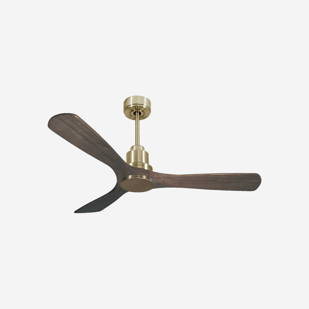 Ventilatore da soffitto Reversibile Termostato Wifi Motore CC Tetti inclinati Telecomando Hypersilence Memoria