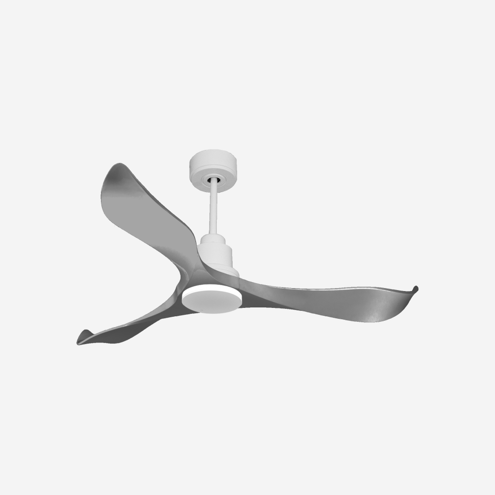 Ventilatore da soffitto Reversibile Termostato Wifi Motore CC Tetti inclinati Telecomando Memoria Shopify Vendible (AUTOMATICO)
