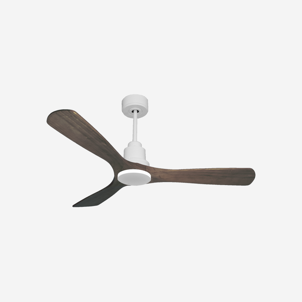 Ventilatore da soffitto Reversibile Termostato Wifi Motore CC Tetti inclinati Telecomando Hypersilence Memoria Shopify Vendible (AUTOMATICO)
