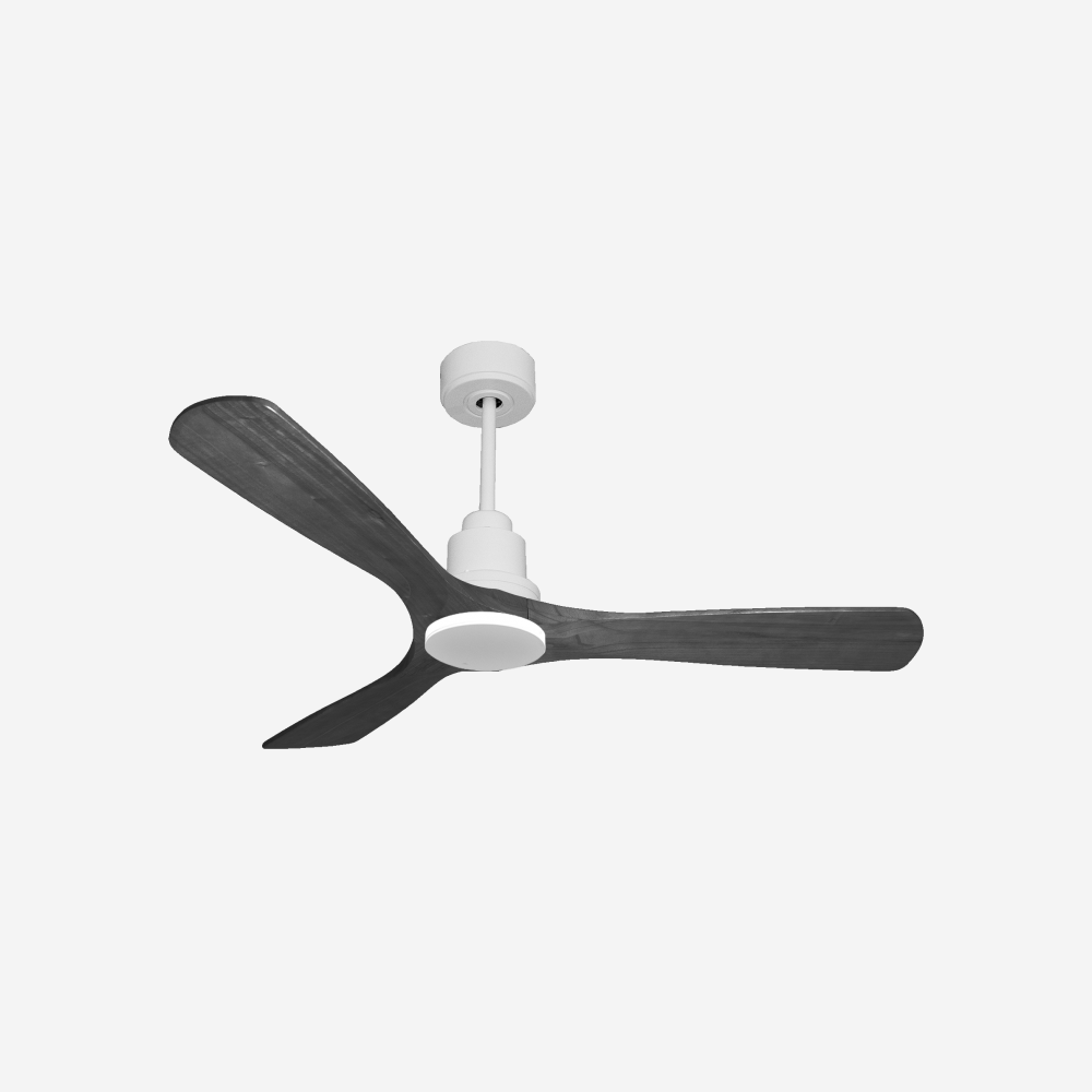 Ventilatore da soffitto Reversibile Termostato Wifi Motore CC Tetti inclinati Telecomando Hypersilence Memoria Shopify Vendible (AUTOMATICO)