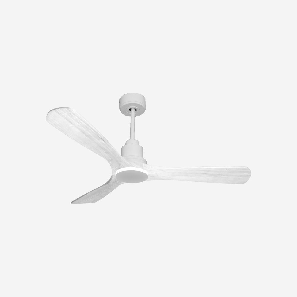 Ventilatore da soffitto Reversibile Termostato Wifi Motore CC Tetti inclinati Telecomando Hypersilence Memoria Shopify Vendible (AUTOMATICO)