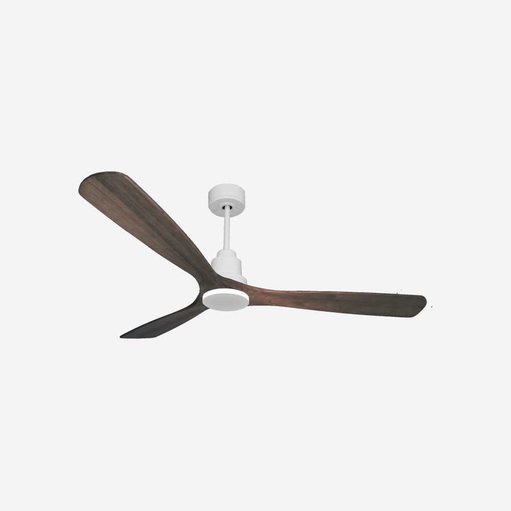 Ventilatore da soffitto Reversibile Termostato Wifi Motore CC Tetti inclinati Telecomando Hypersilence Memoria Shopify Vendible (AUTOMATICO)