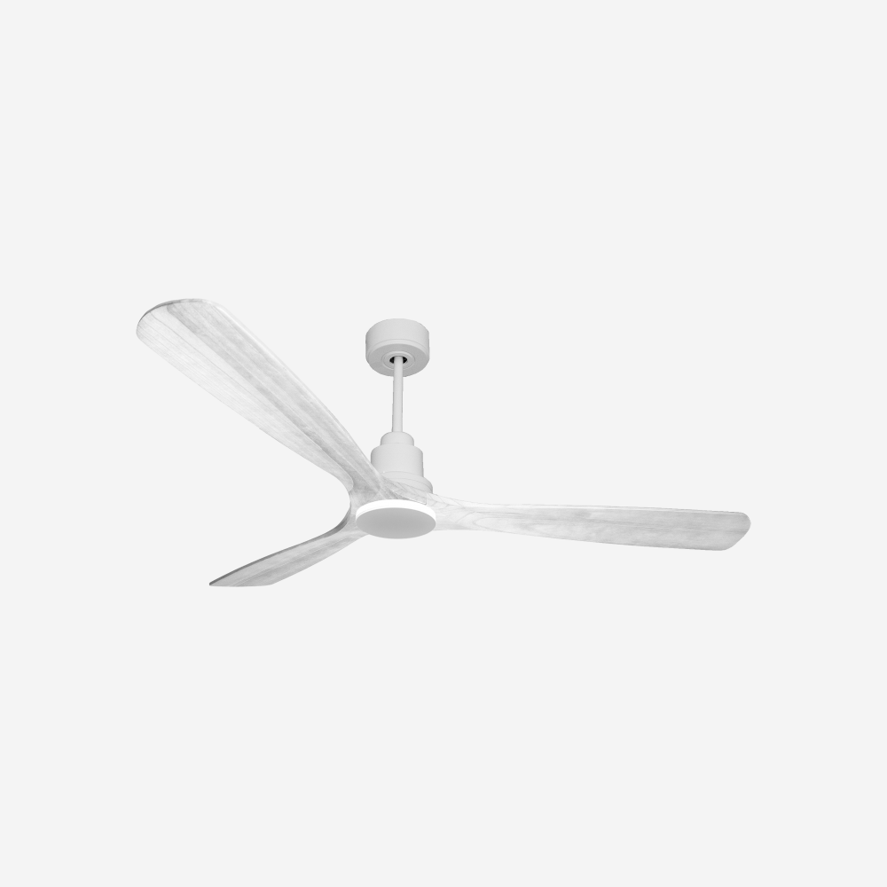 Ventilatore da soffitto Reversibile Termostato Wifi Motore CC Tetti inclinati Telecomando Hypersilence Memoria Shopify Vendible (AUTOMATICO)