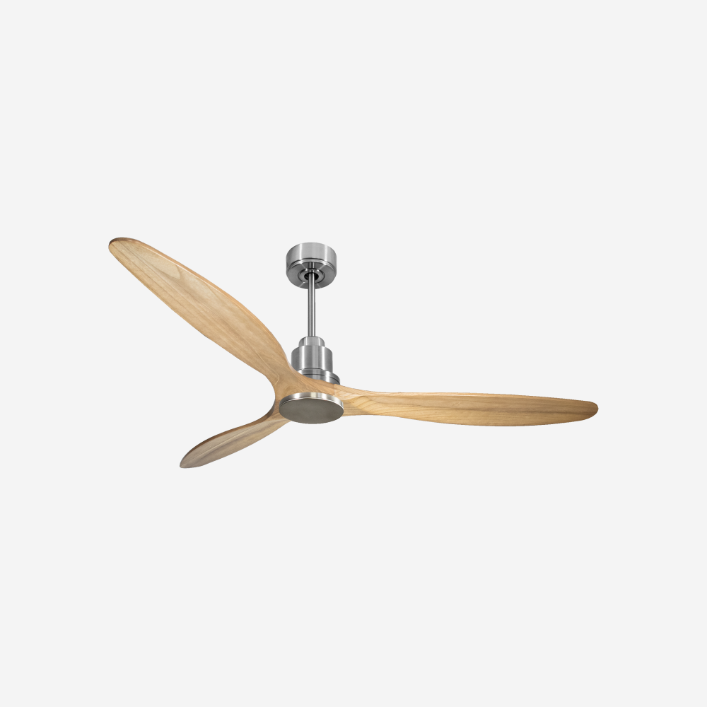 Ventilateur de plafond Réversible  Thermostat Wifi Moteur à courant continu Toits en pente Télécommande Hypersilence Mémoire