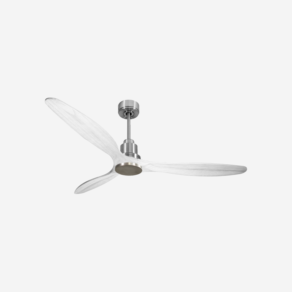 Ventilatore da soffitto Reversibile Termostato Wifi Motore CC Tetti inclinati Telecomando Hypersilence Memoria Shopify Vendible (AUTOMATICO)