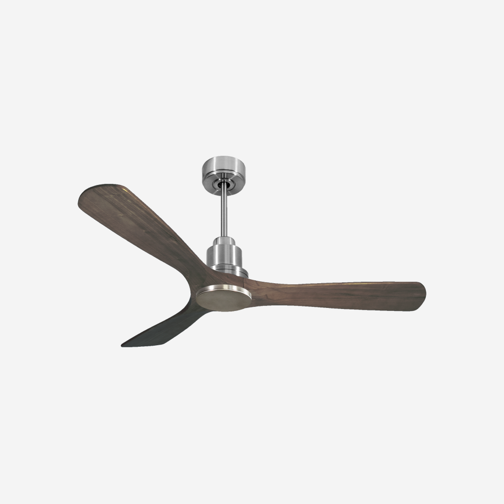 Ventilatore da soffitto Reversibile Termostato Wifi Motore CC Tetti inclinati Telecomando Hypersilence Memoria Shopify Vendible (AUTOMATICO)