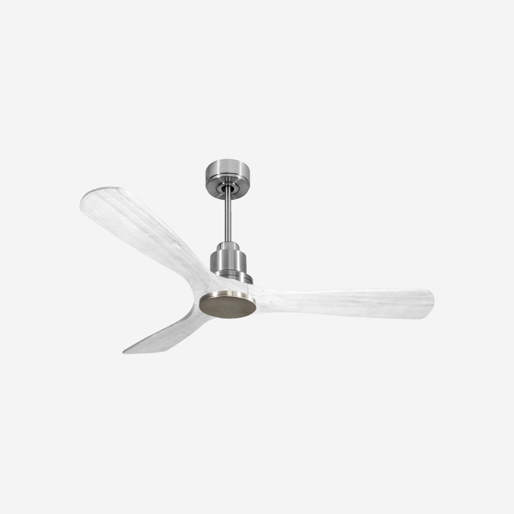 Ventilatore da soffitto Reversibile Termostato Wifi Motore CC Tetti inclinati Telecomando Hypersilence Memoria Shopify Vendible (AUTOMATICO)