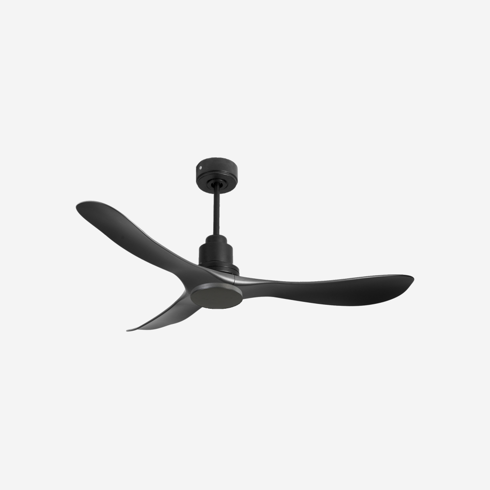 Ventilatore da soffitto Reversibile Termostato Wifi Motore CC Tetti inclinati Telecomando Hypersilence Memoria Shopify Vendible (AUTOMATICO)