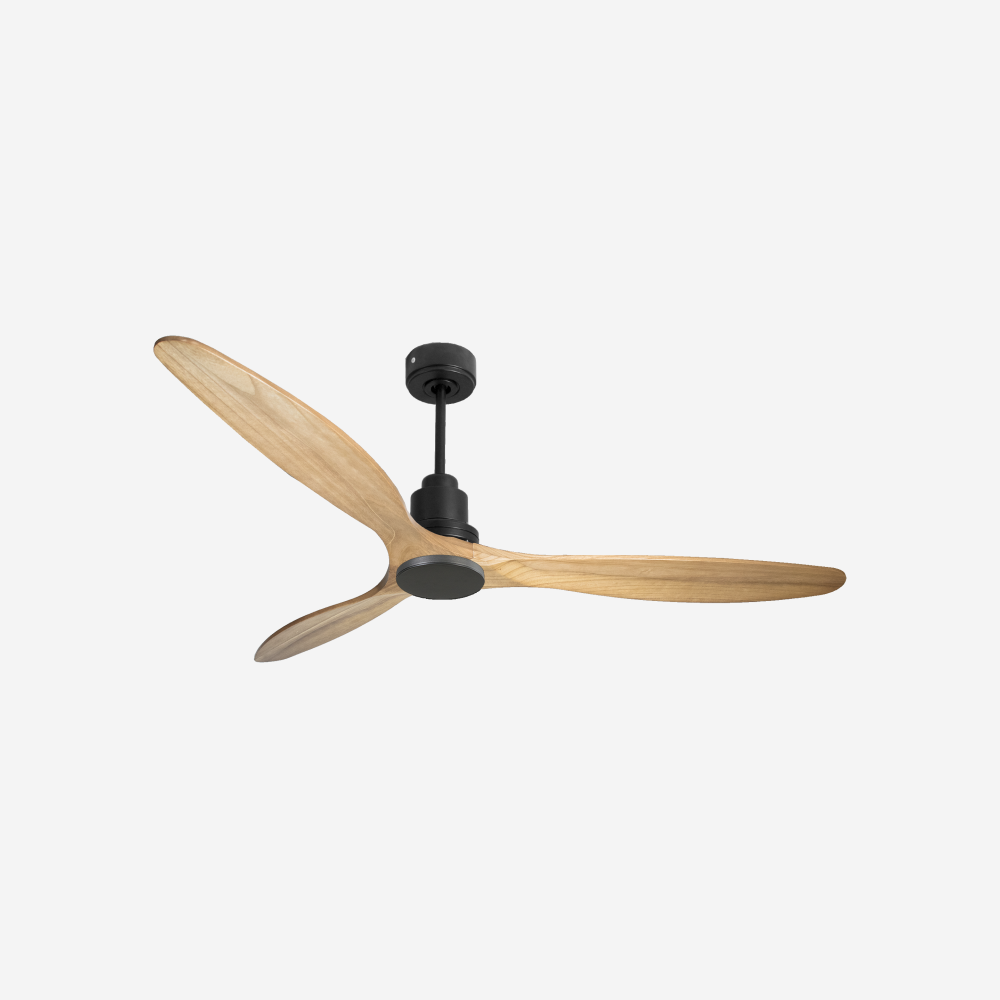 Ventilatore da soffitto Reversibile Termostato Wifi Motore CC Tetti inclinati Telecomando Hypersilence Memoria Shopify Vendible (AUTOMATICO)