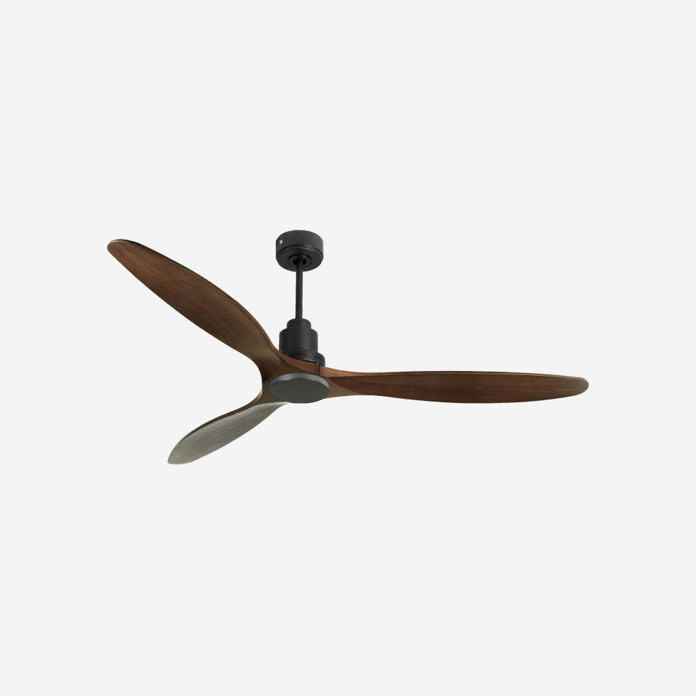 Ventilatore da soffitto Reversibile Termostato Wifi Motore CC Tetti inclinati Telecomando Hypersilence Memoria Shopify Vendible (AUTOMATICO)