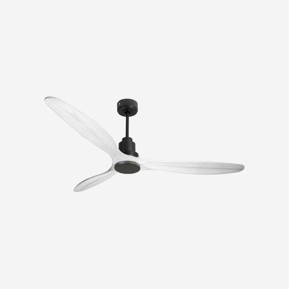 Ventilatore da soffitto Reversibile Termostato Wifi Motore CC Tetti inclinati Telecomando Hypersilence Memoria Shopify Vendible (AUTOMATICO)