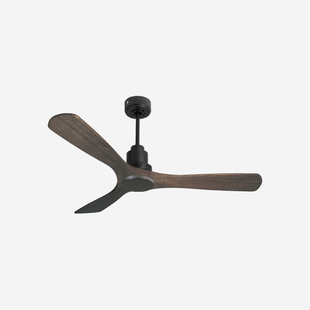Ventilatore da soffitto Reversibile Termostato Wifi Motore CC Tetti inclinati Telecomando Hypersilence Memoria Shopify Vendible (AUTOMATICO)
