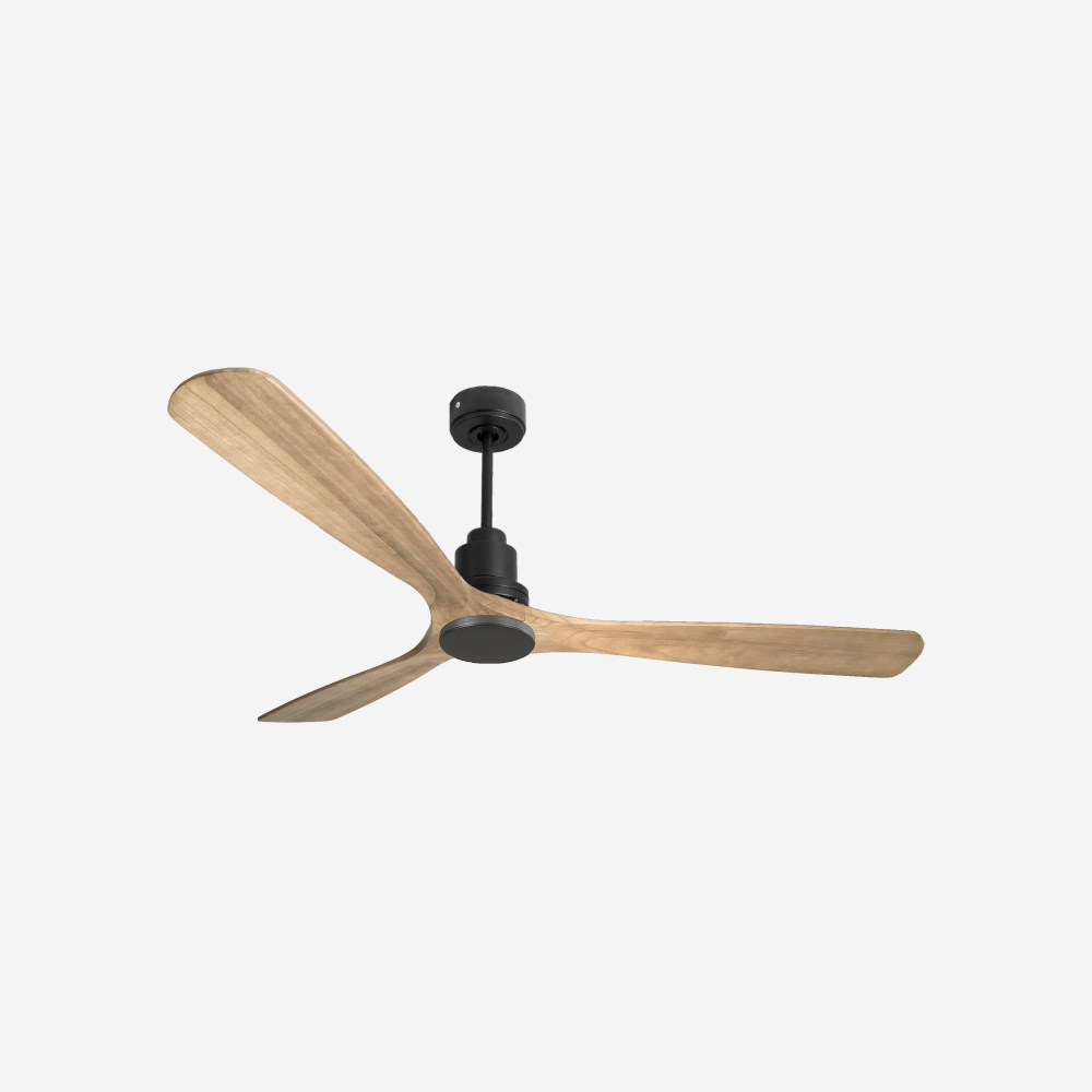 Ventilatore da soffitto Reversibile Termostato Wifi Motore CC Tetti inclinati Telecomando Hypersilence Memoria Shopify Vendible (AUTOMATICO)