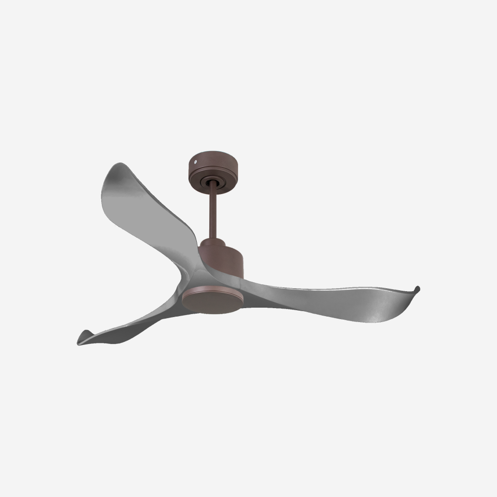 Ventilateur de plafond Réversible  Thermostat Wifi Moteur à courant continu Toits en pente Télécommande Mémoire