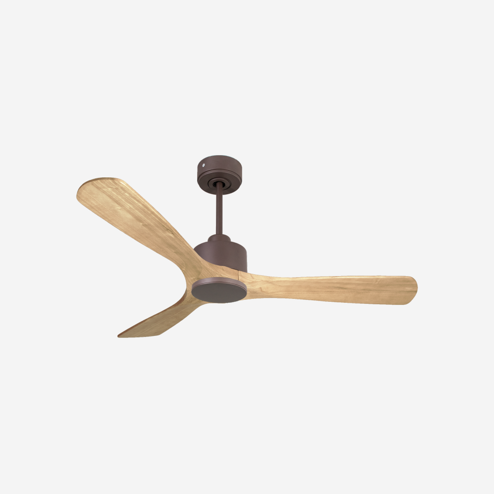 Ventilatore da soffitto Reversibile Termostato Wifi Motore CC Tetti inclinati Telecomando Hypersilence Memoria