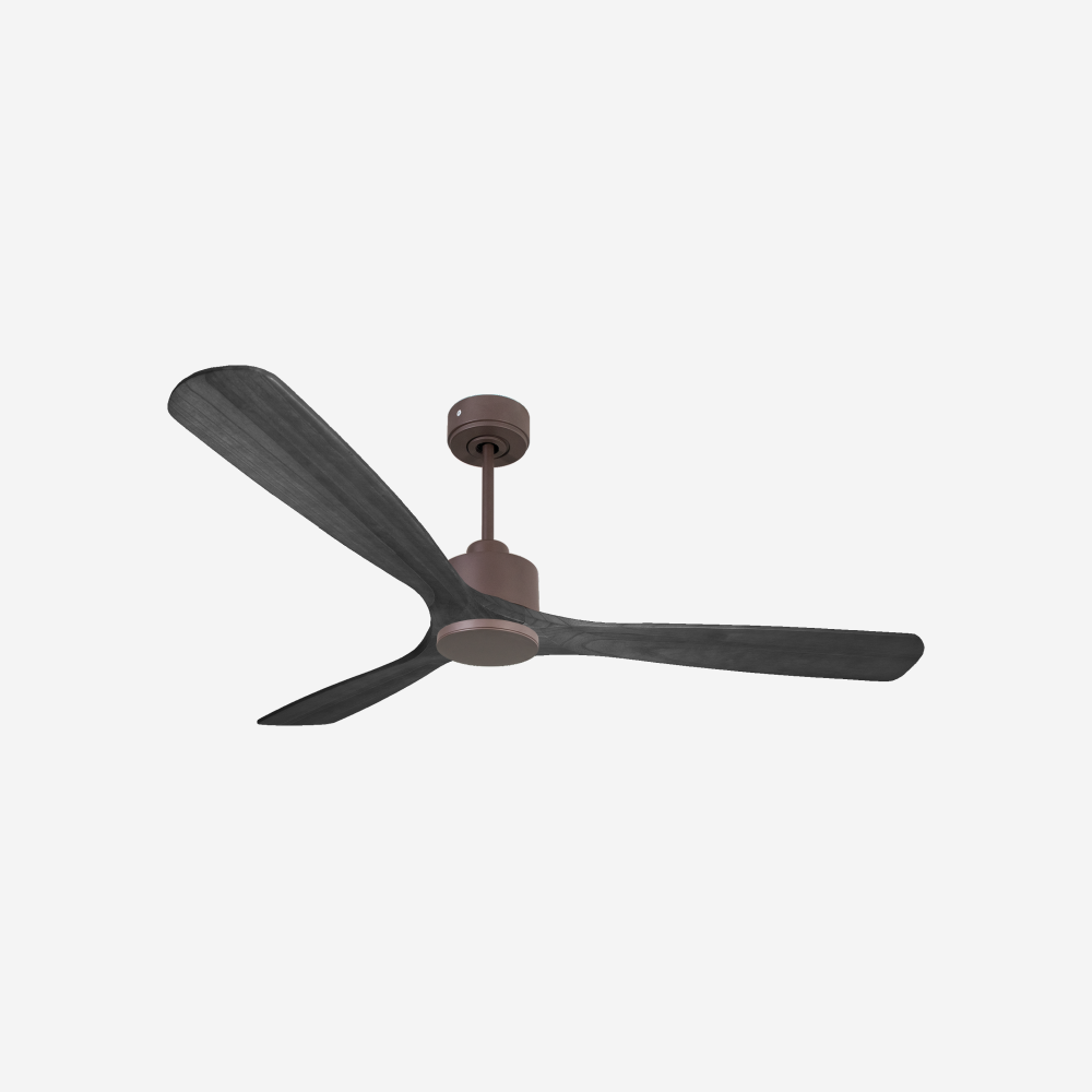 Ventilateur de plafond Réversible  Thermostat Wifi Moteur à courant continu Toits en pente Télécommande Hypersilence Mémoire
