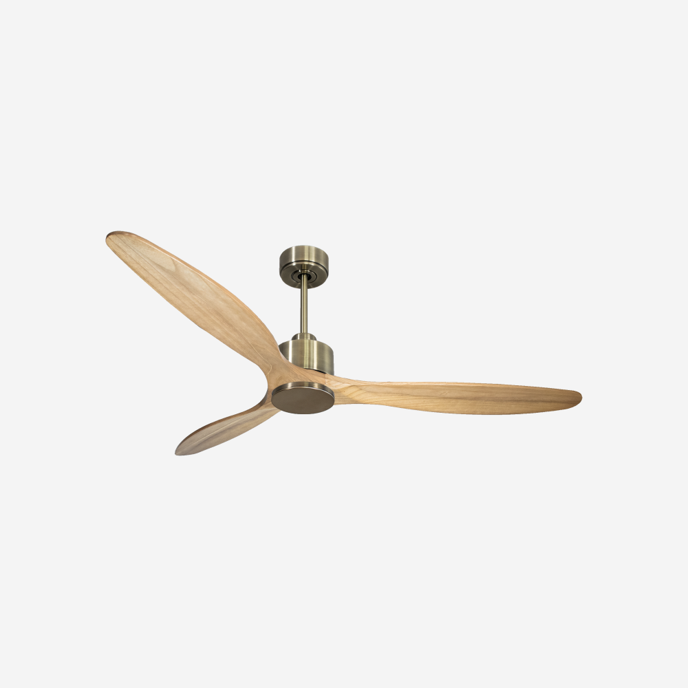 Ventilatore da soffitto Reversibile Termostato Wifi Motore CC Tetti inclinati Telecomando Hypersilence Memoria