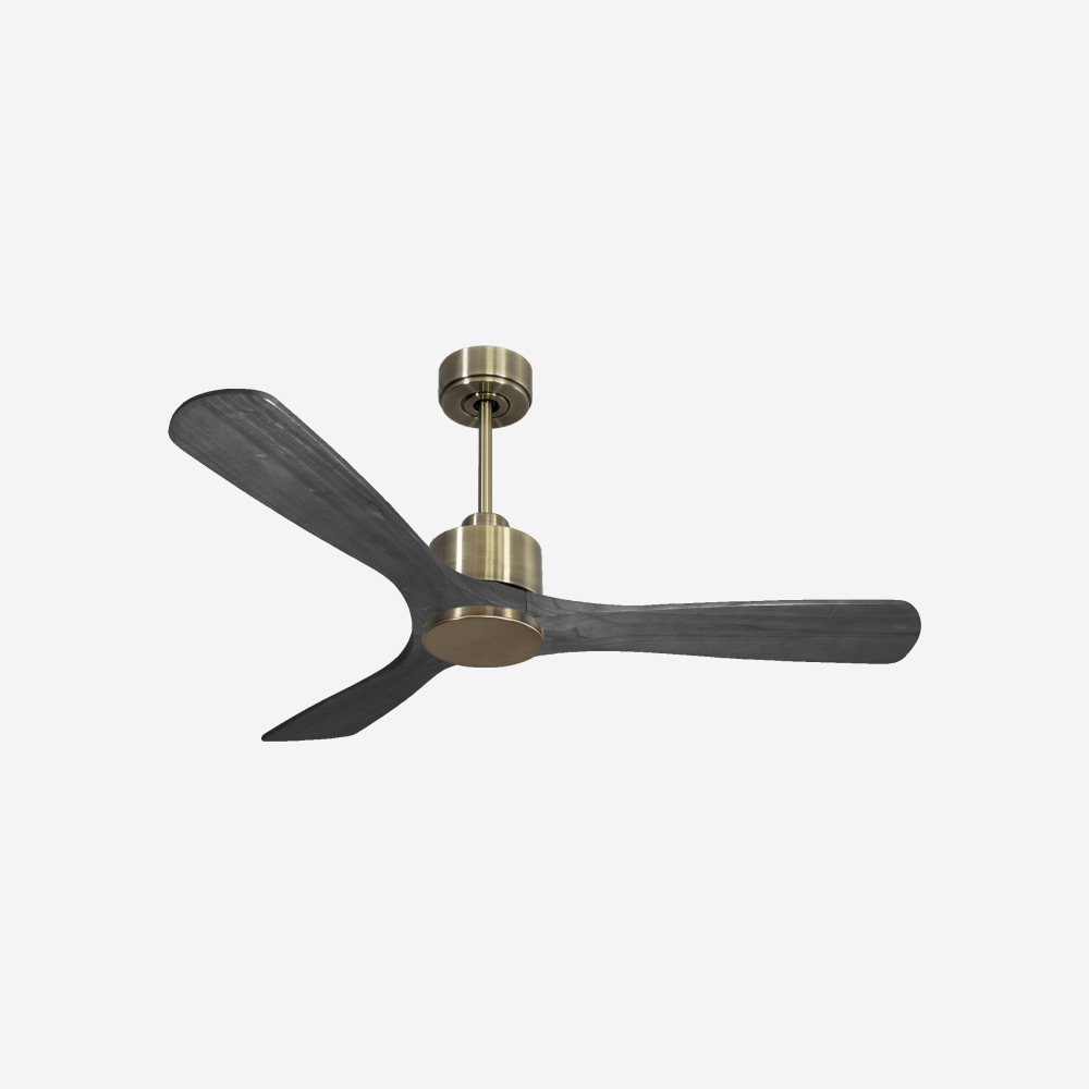 Ventilateur de plafond Réversible  Thermostat Wifi Moteur à courant continu Toits en pente Télécommande Hypersilence Mémoire