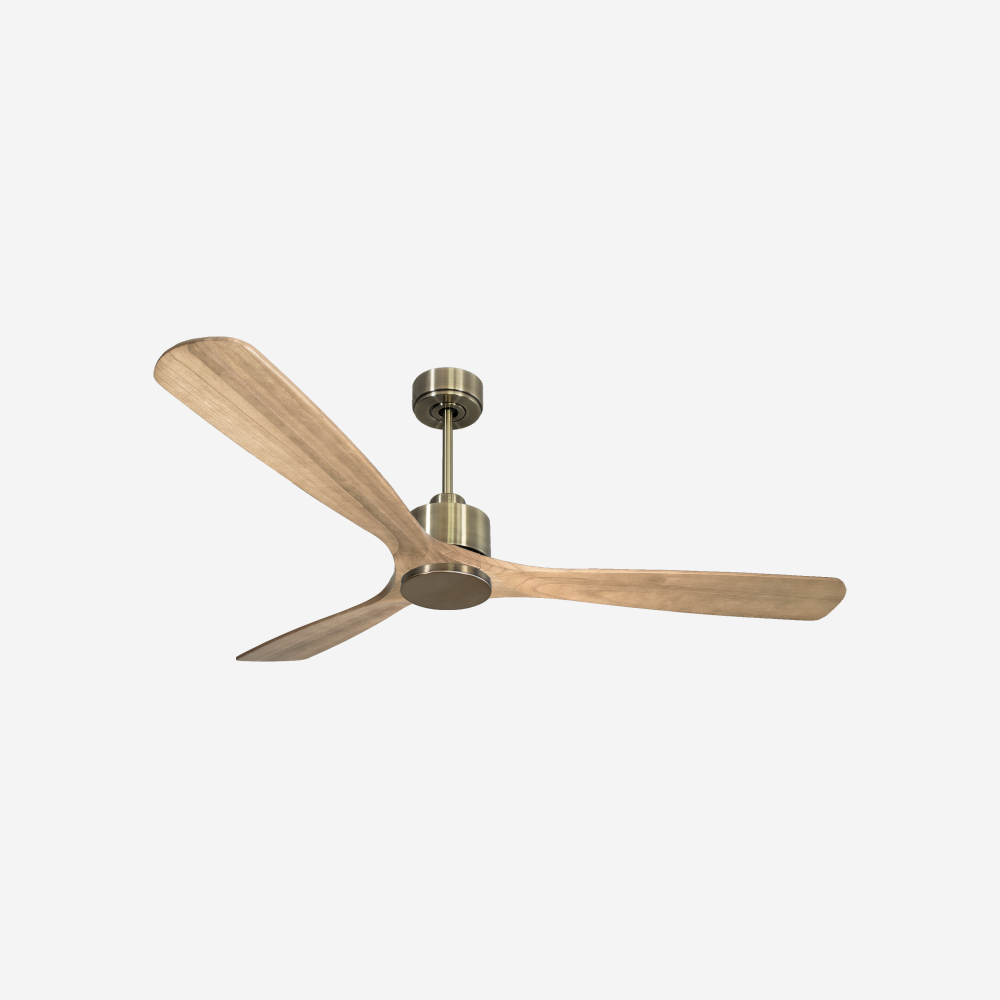 Ventilatore da soffitto Reversibile Termostato Wifi Motore CC Tetti inclinati Telecomando Hypersilence Memoria