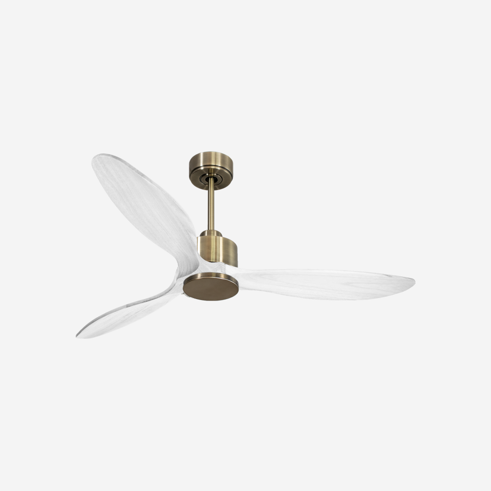 Ventilatore da soffitto Wifi Motore CC Telecomando Hypersilence Memoria FullWood