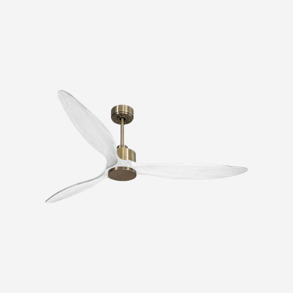 Ventilatore da soffitto Wifi Motore CC Telecomando Hypersilence Memoria FullWood