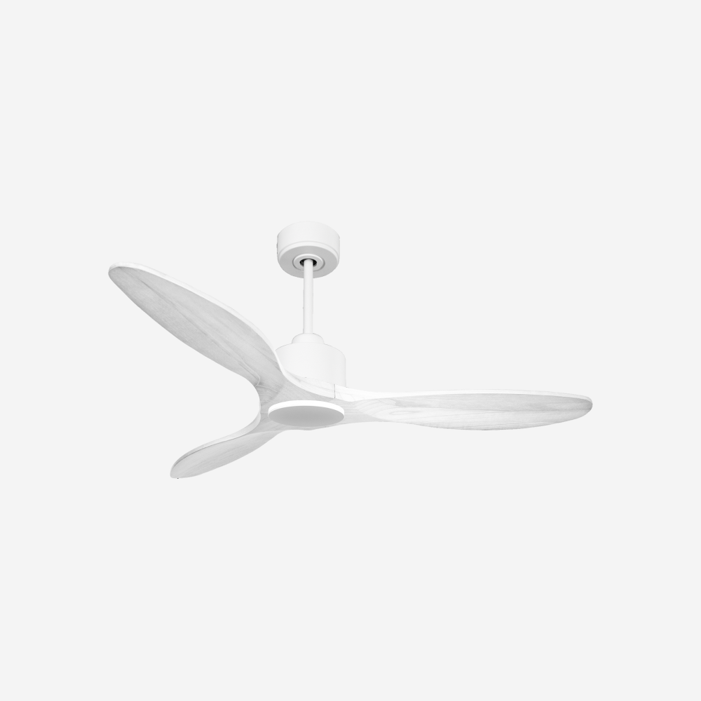 Ventilatore da soffitto Reversibile Termostato Wifi Motore CC Tetti inclinati Telecomando Hypersilence Memoria