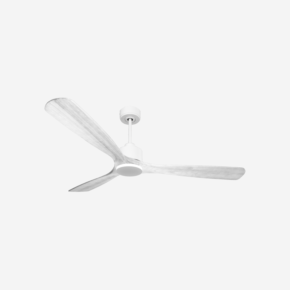 Ventilatore da soffitto Reversibile Termostato Wifi Motore CC Tetti inclinati Telecomando Hypersilence Memoria Shopify Vendible (AUTOMATICO)