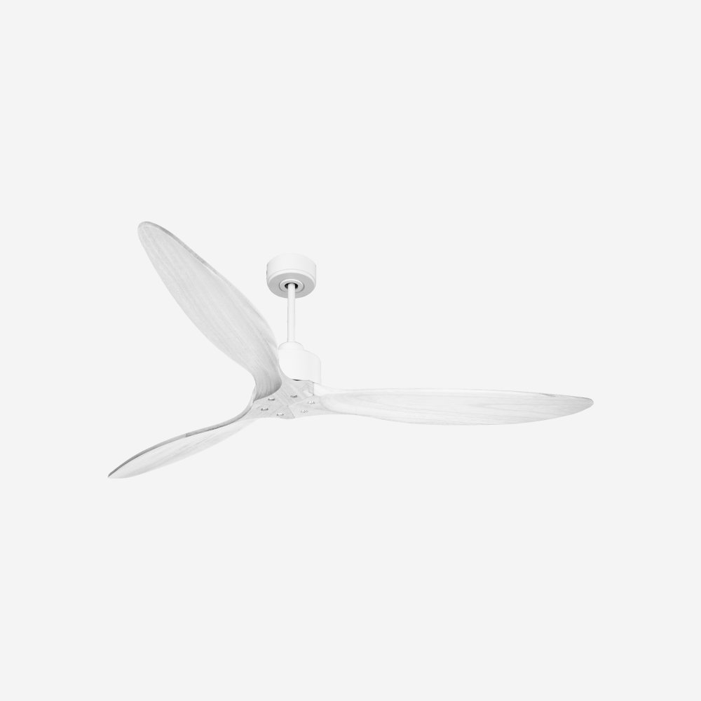Ventilatore da soffitto Wifi Motore CC Telecomando Hypersilence Memoria FullWood Shopify Vendible (AUTOMATICO)