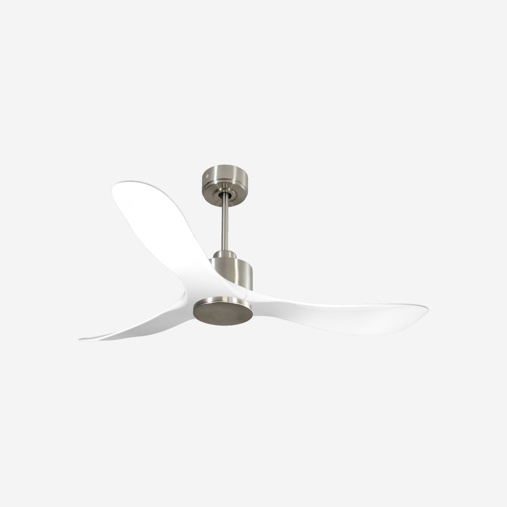 Ventilateur de plafond Réversible  Thermostat Wifi Moteur à courant continu Toits en pente Télécommande Hypersilence Mémoire