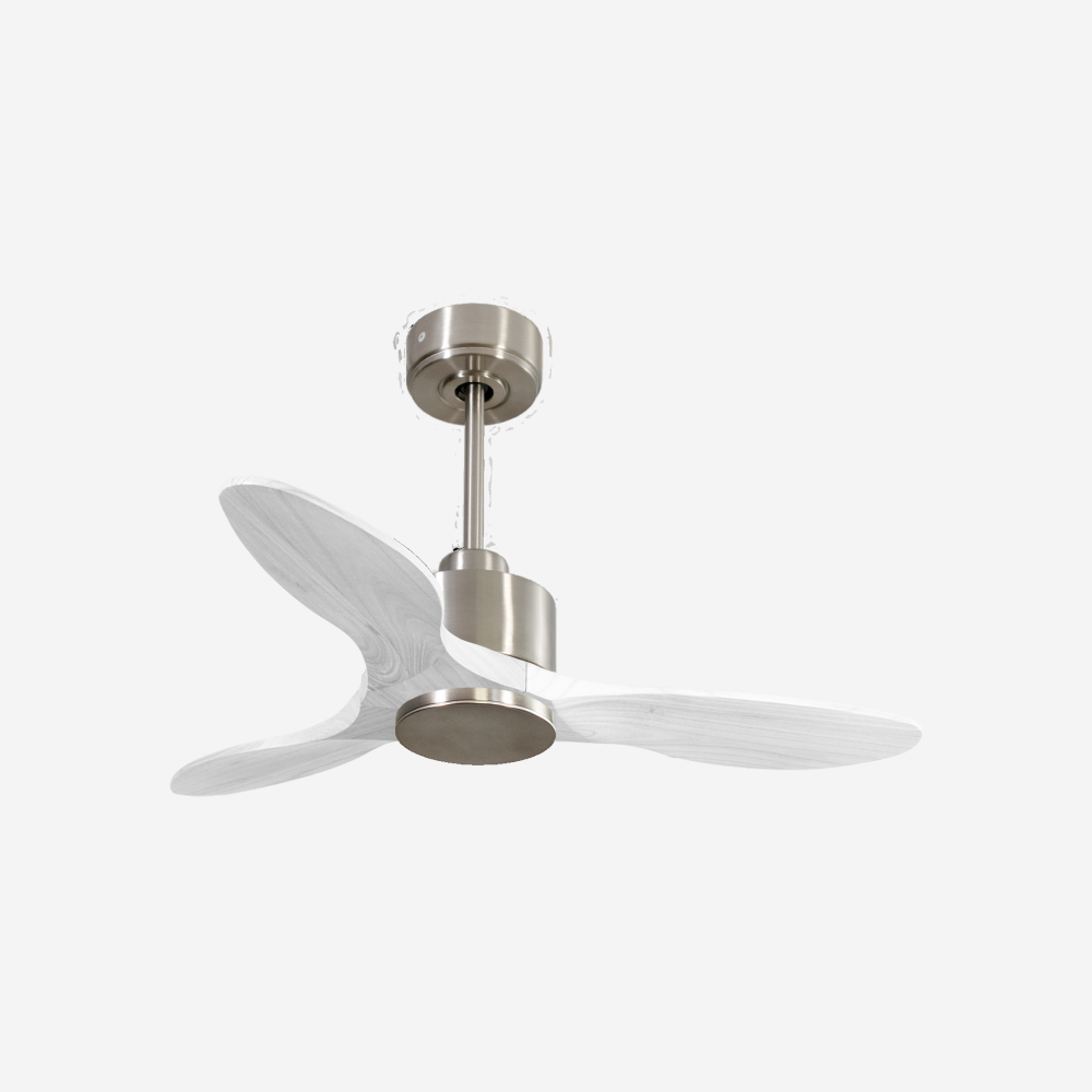 Ventilatore da soffitto Reversibile Termostato Wifi Motore CC Tetti inclinati Telecomando Hypersilence Memoria