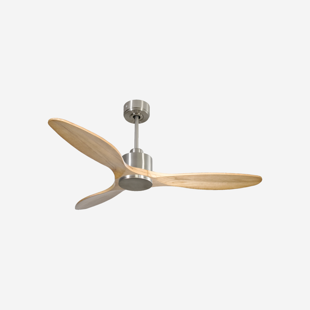 Ventilateur de plafond Réversible  Thermostat Wifi Moteur à courant continu Toits en pente Télécommande Hypersilence Mémoire