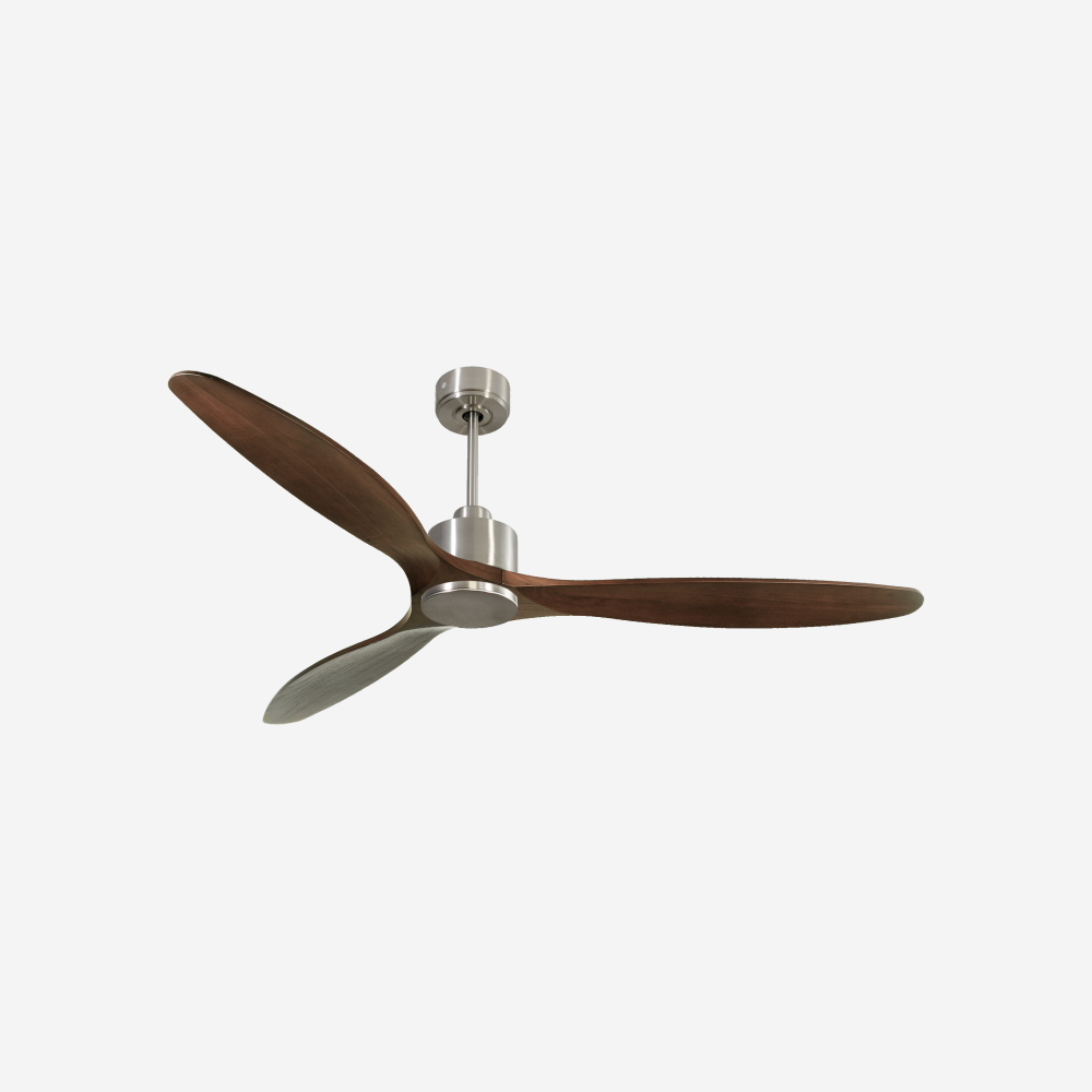 Ventilateur de plafond Réversible  Thermostat Wifi Moteur à courant continu Toits en pente Télécommande Hypersilence Mémoire