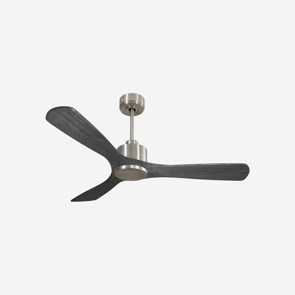 Ventilatore da soffitto Reversibile Termostato Wifi Motore CC Tetti inclinati Telecomando Hypersilence Memoria