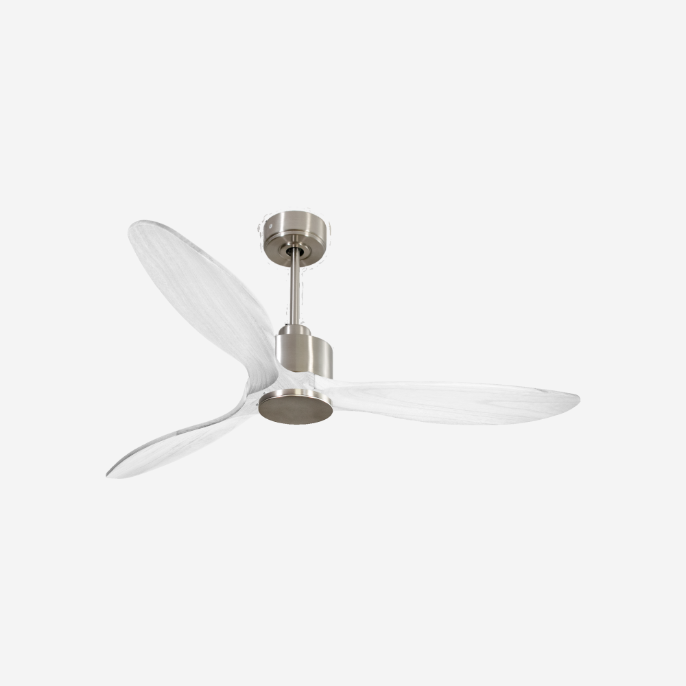 Ventilatore da soffitto Wifi Motore CC Telecomando Hypersilence Memoria FullWood
