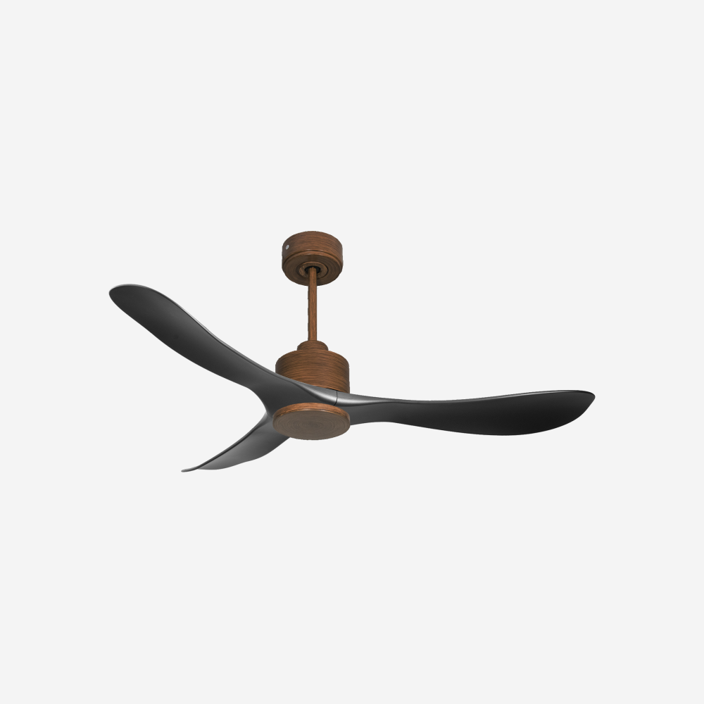 Ventilatore da soffitto Reversibile Termostato Wifi Motore CC Tetti inclinati Telecomando Hypersilence Memoria