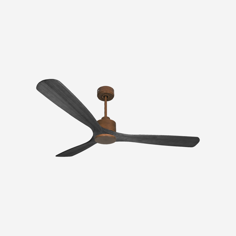 Ventilatore da soffitto Reversibile Termostato Wifi Motore CC Tetti inclinati Telecomando Hypersilence Memoria