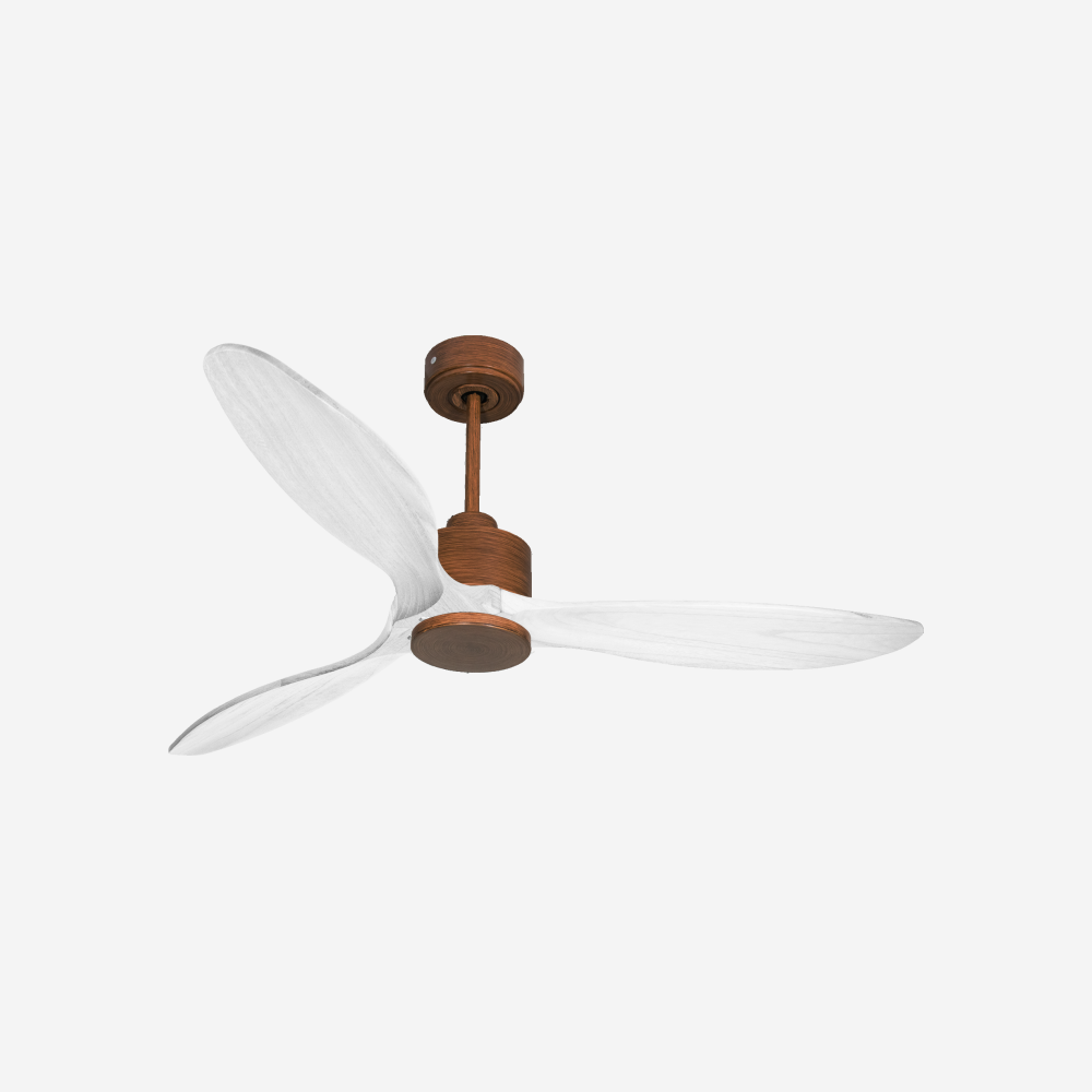 Ventilatore da soffitto Wifi Motore CC Telecomando Hypersilence Memoria FullWood