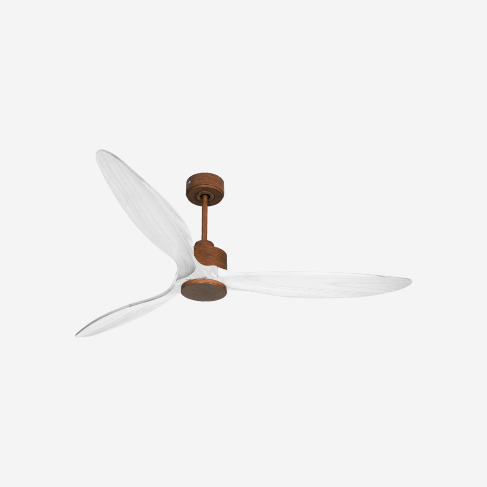 Ventilatore da soffitto Wifi Motore CC Telecomando Hypersilence Memoria FullWood