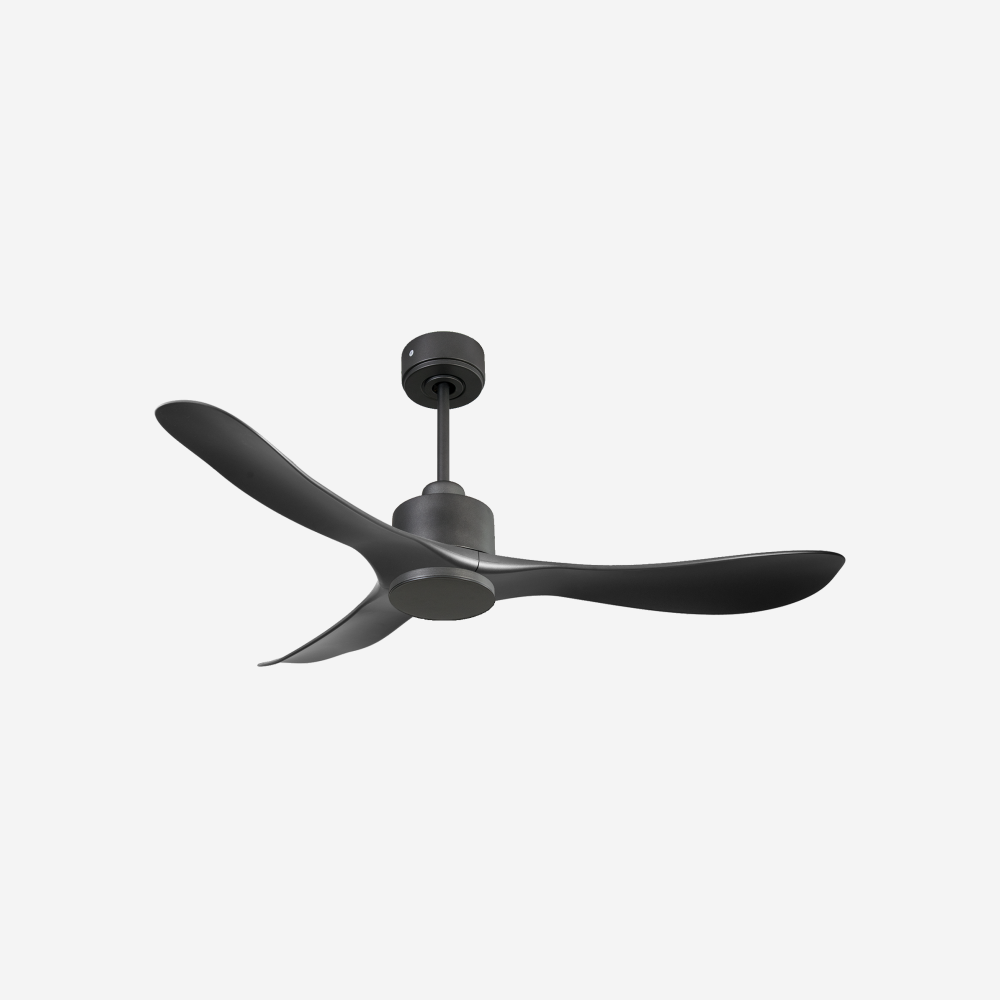 Ventilatore da soffitto Reversibile Termostato Wifi Motore CC Tetti inclinati Telecomando Hypersilence Memoria
