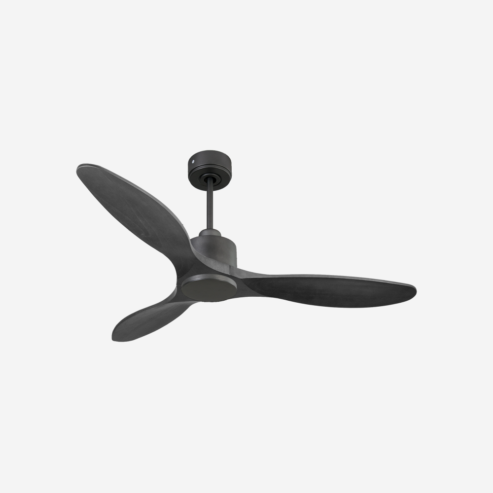 Ventilatore da soffitto Reversibile Termostato Wifi Motore CC Tetti inclinati Telecomando Hypersilence Memoria