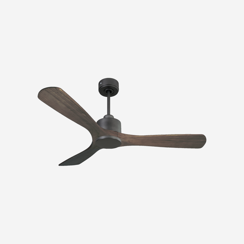 Ventilatore da soffitto Reversibile Termostato Wifi Motore CC Tetti inclinati Telecomando Hypersilence Memoria