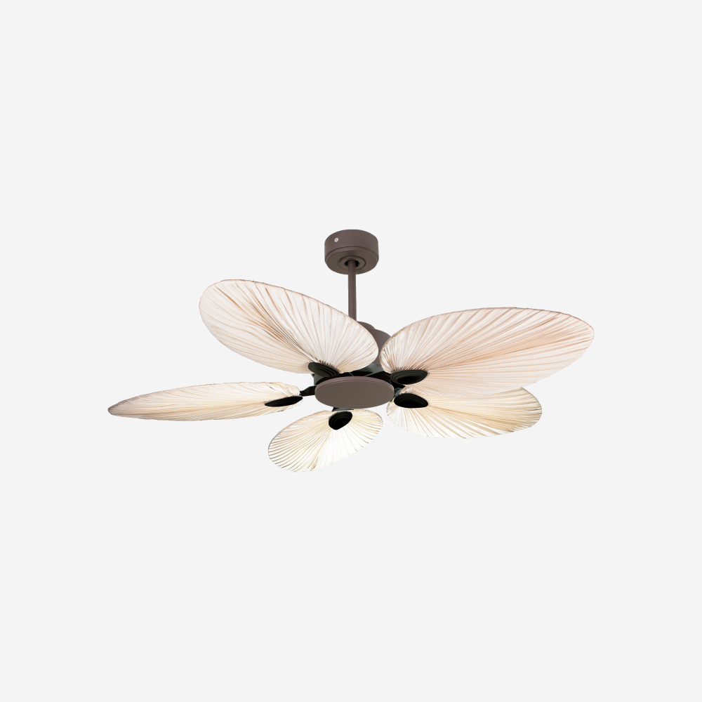 Ventilateur de plafond Wifi Moteur à courant continu Télécommande Hypersilence Mémoire