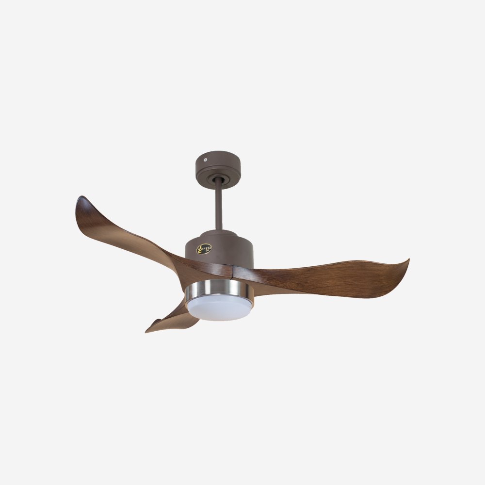 Ventilateur de plafond ultra silencieux et à faible consommation DC WakatobiD106C02LED65407