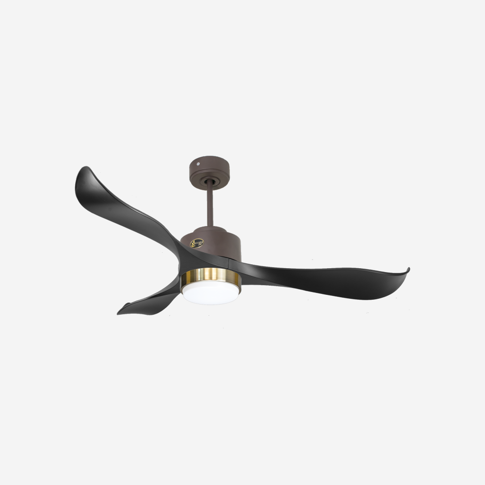 Ventilateur de plafond ultra silencieux et à faible consommation DC UtilaD132C02LED65420