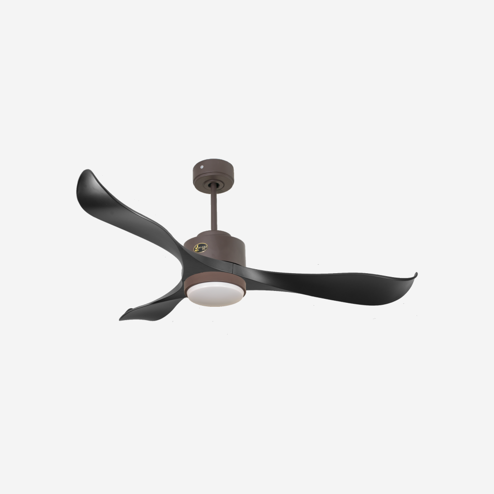Ventilateur de plafond ultra silencieux et à faible consommation DC UtilaD132C02LED65424