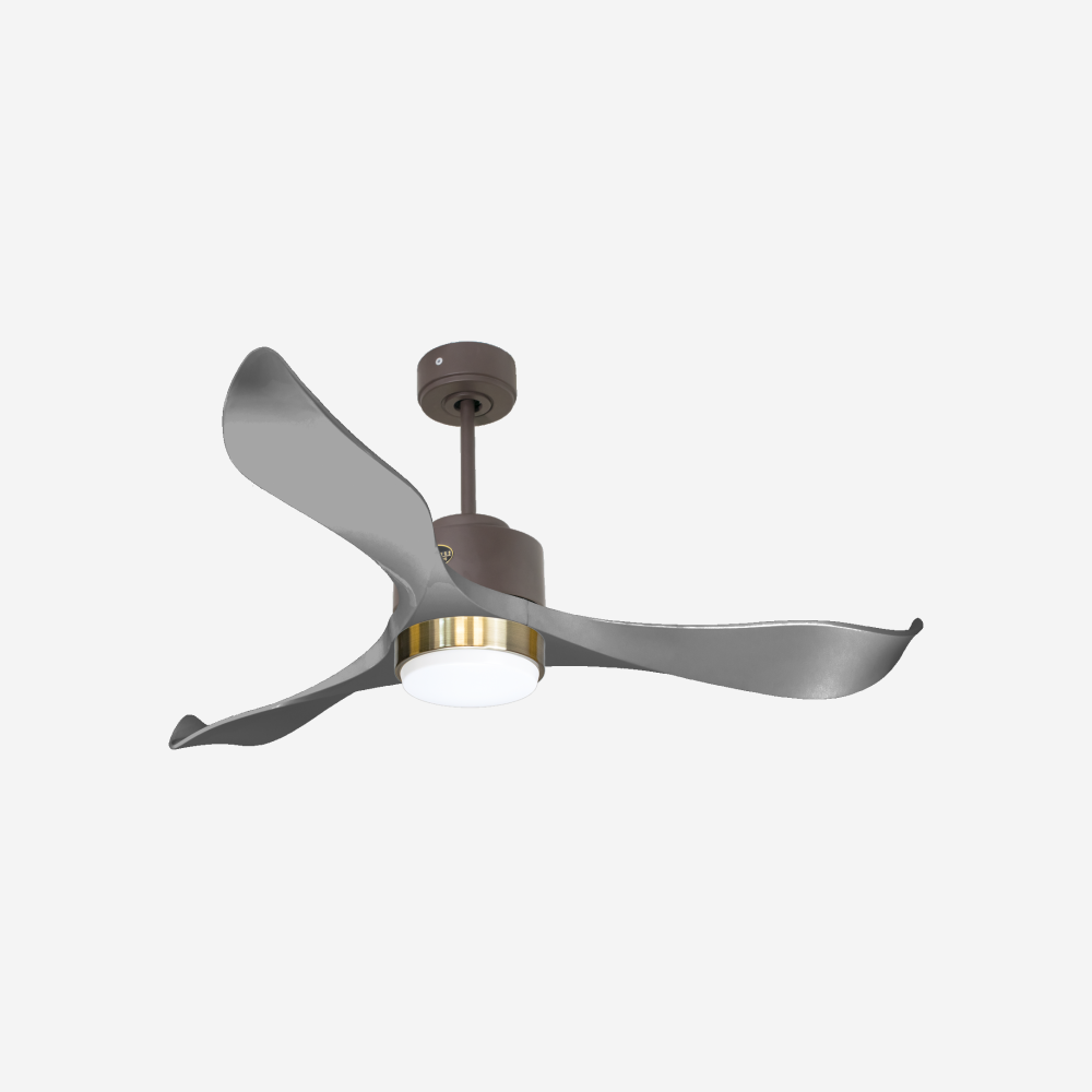 Ventilateur de plafond ultra silencieux et à faible consommation DC TrawanganD132C02LED65435