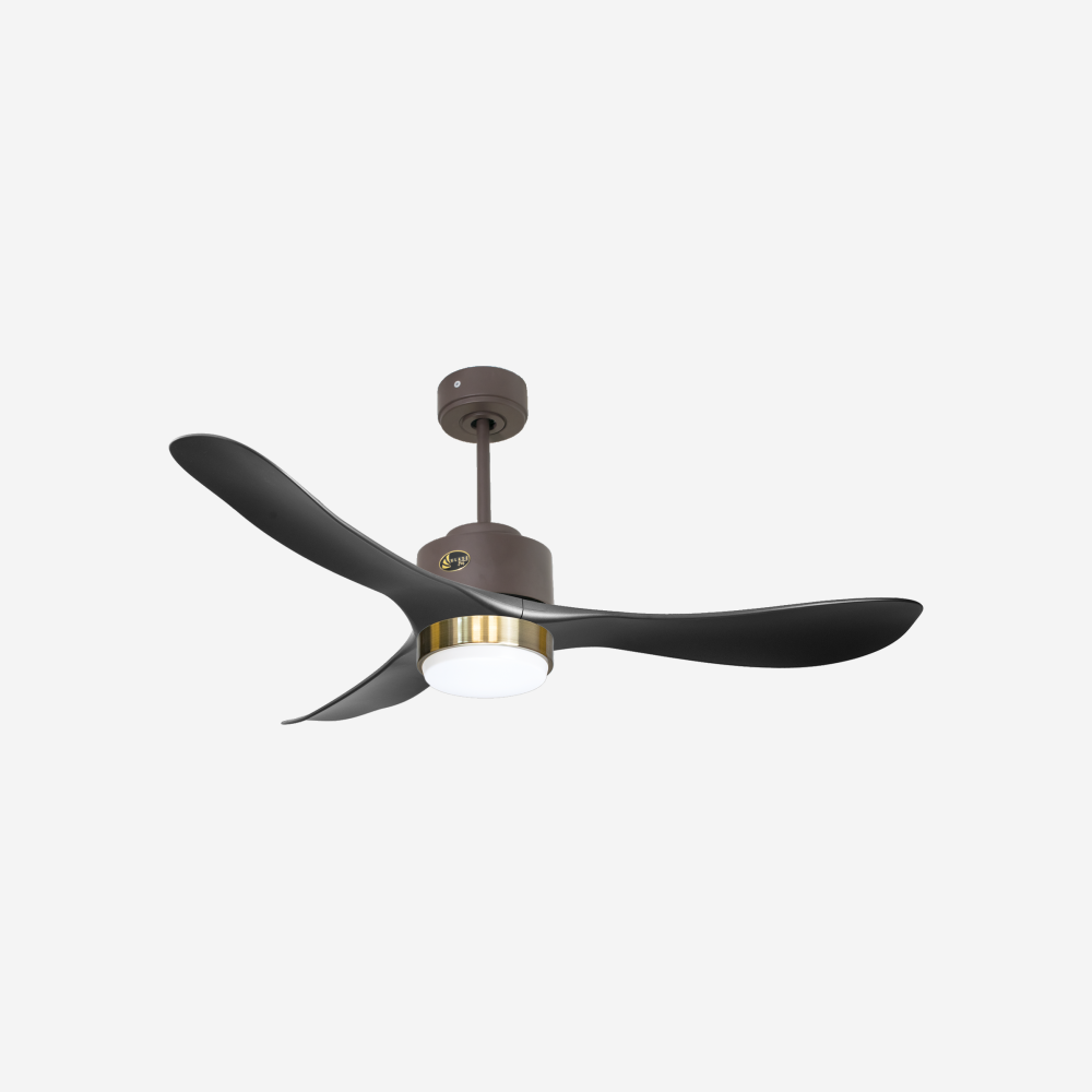 Ventilateur de plafond ultra silencieux et à faible consommation DC TiomanD132C02LED65451